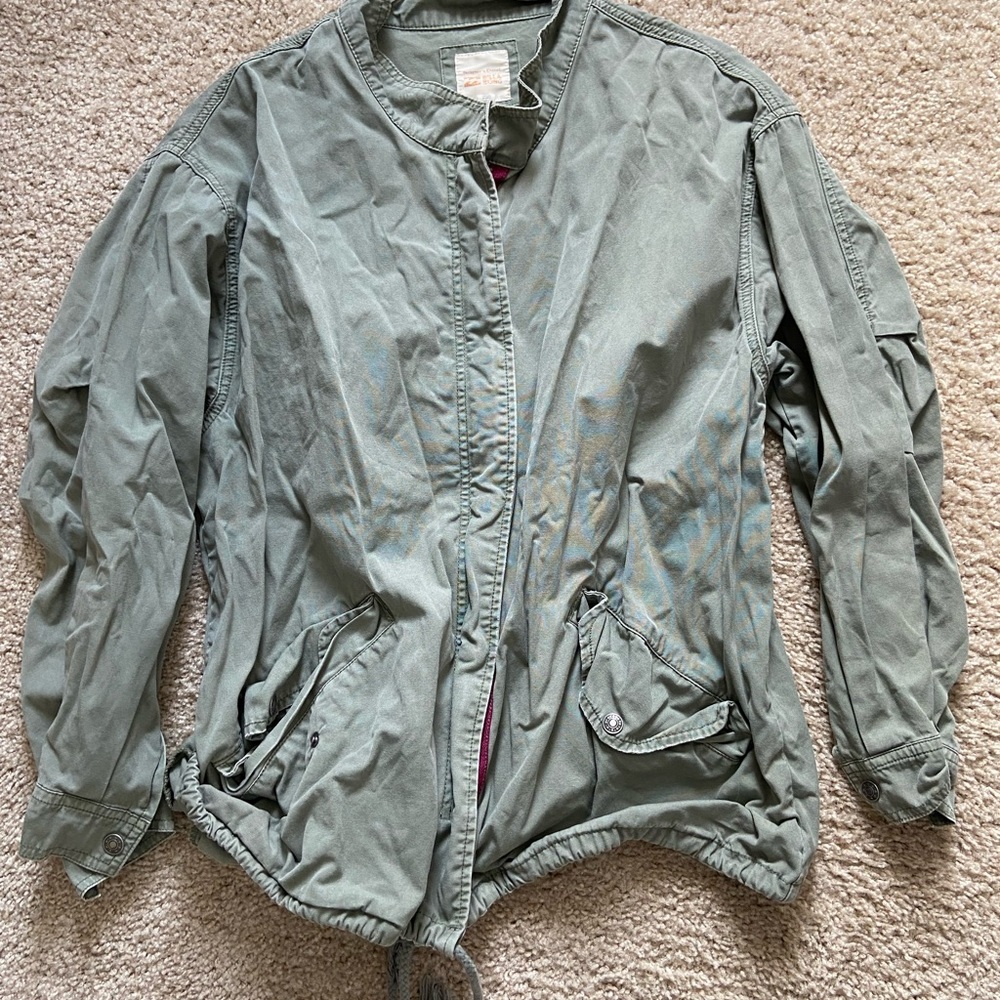 Green Oversized Bomber Jacket Billabong